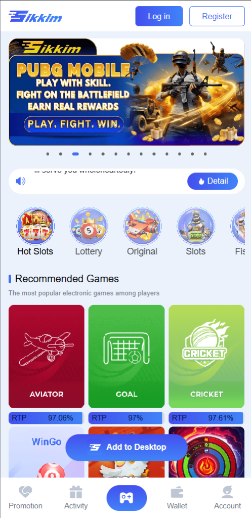 Sikkim Game